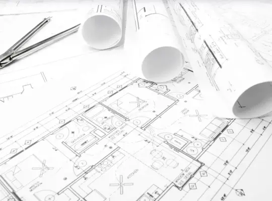 Plan architektoniczny domków HOUSE w Łebie