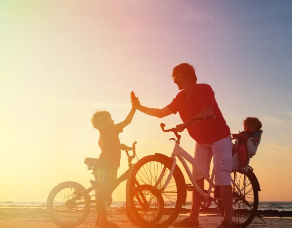 Obraz Ścieżki piesze i rowerowe