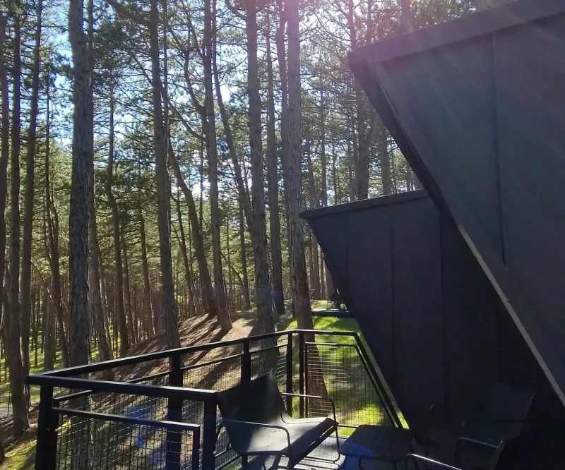 Domki z tarasem Fly House Kopań