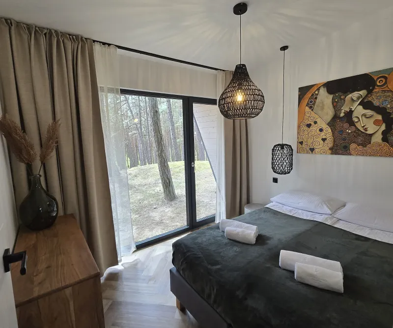 Wygodna sypialnia Fly House Łeba